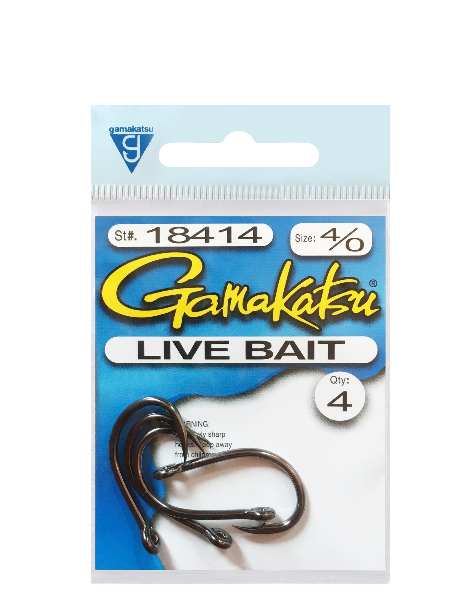 Gamakatsu Light Trevally Five Eyes Widget 3 Piece Knook - Size 10, Harris 2, Pack Of 6